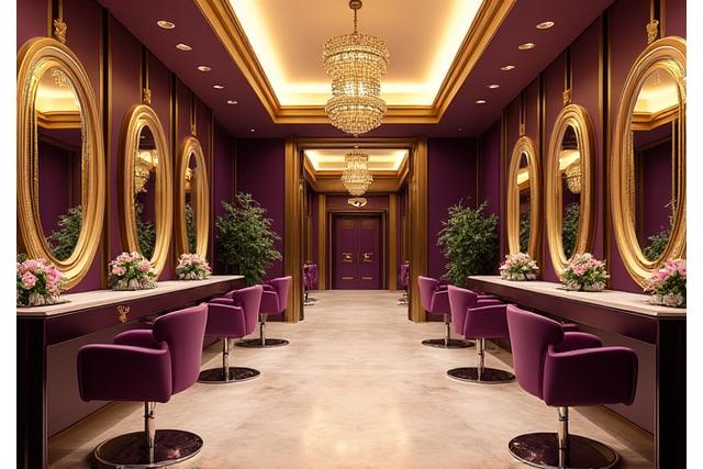 Opulent interior of Le Rêve Royal Salon at The Pearl-Qatar